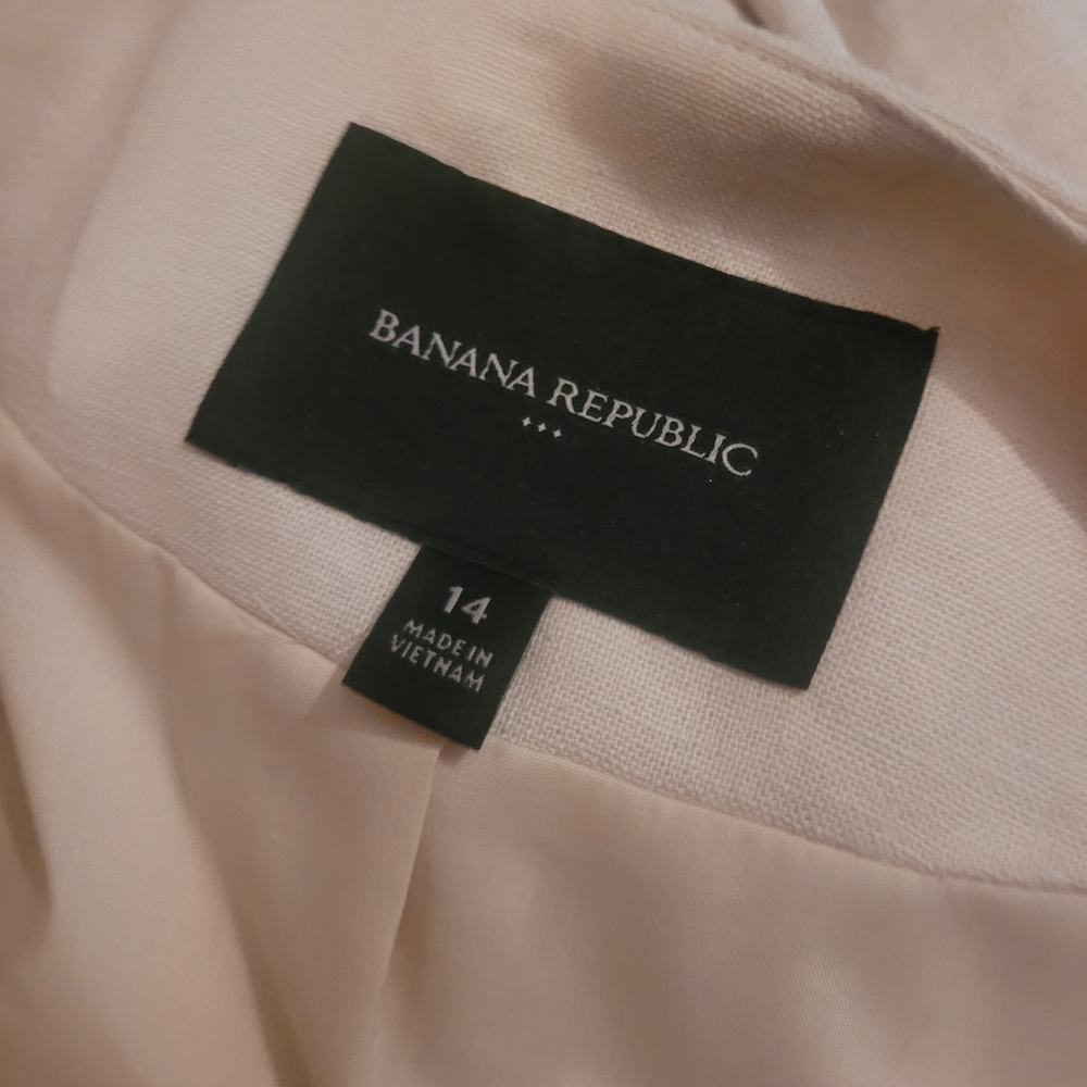 Ivory Linen Tie-Waist Jacket - Picture 6 of 6